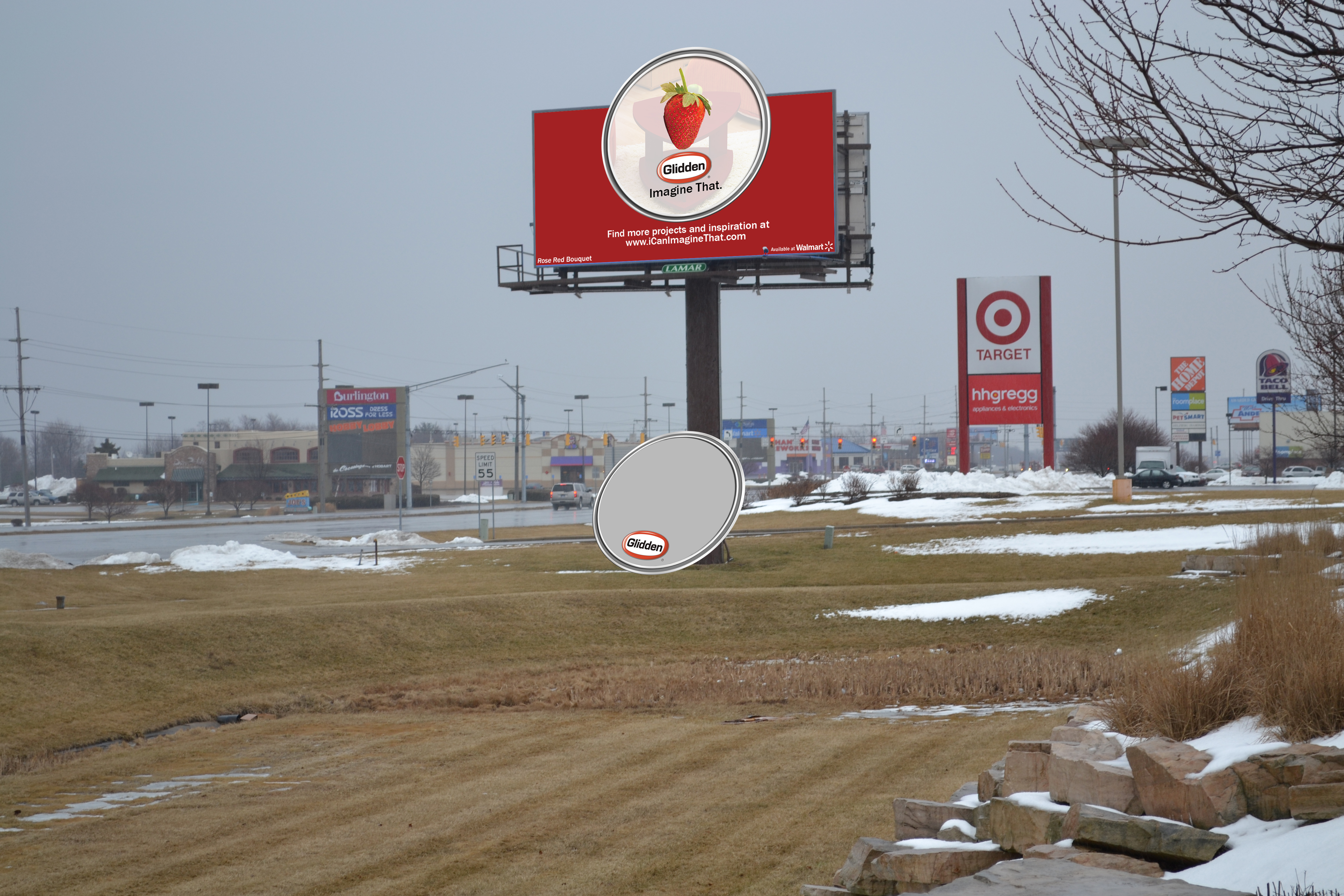 Glidden Lid Off Billboard